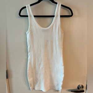 Signature8 Ribbed Tank Dress / Size: L / Color: white